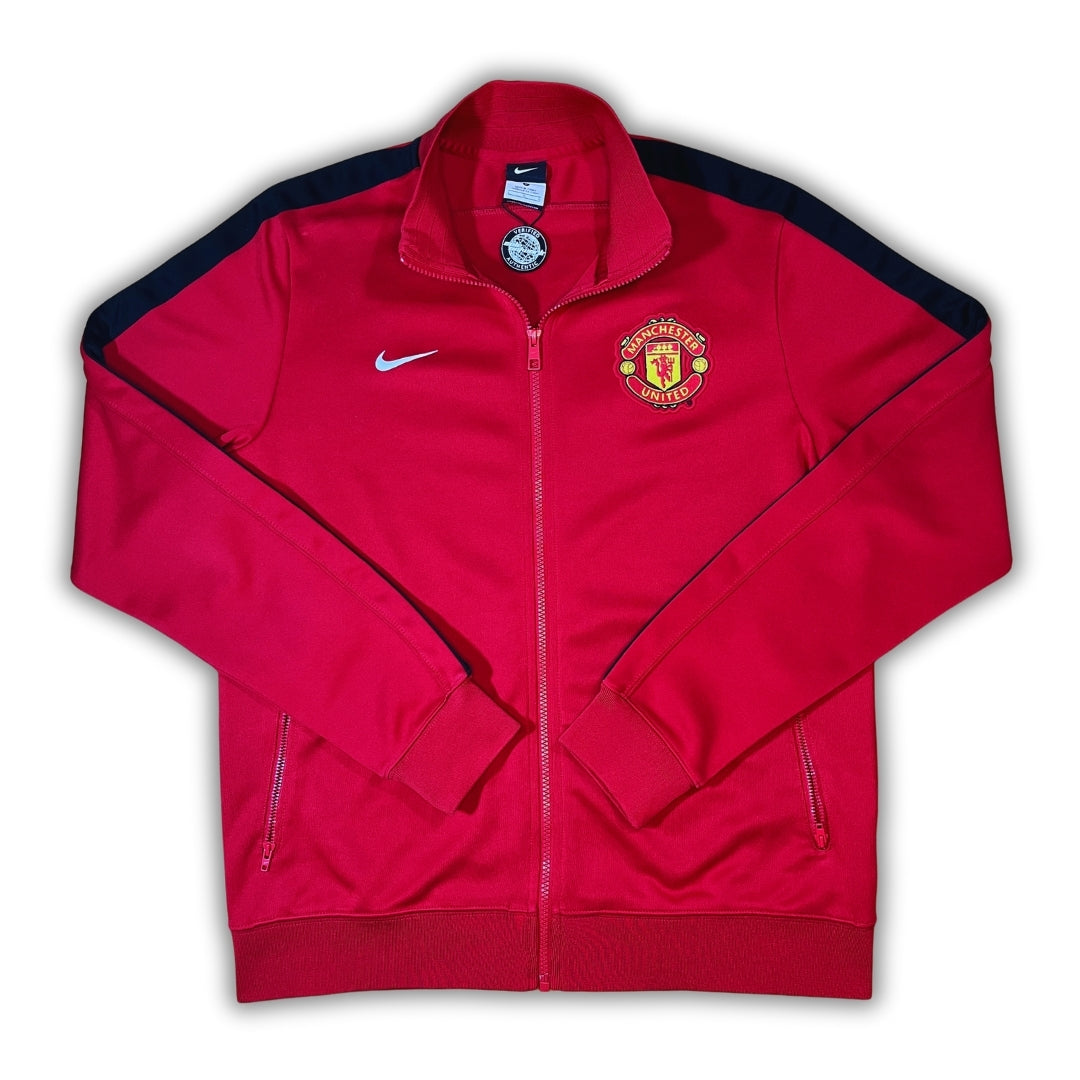 Vintage Nike Red Manchester United Trackjacket (L)
