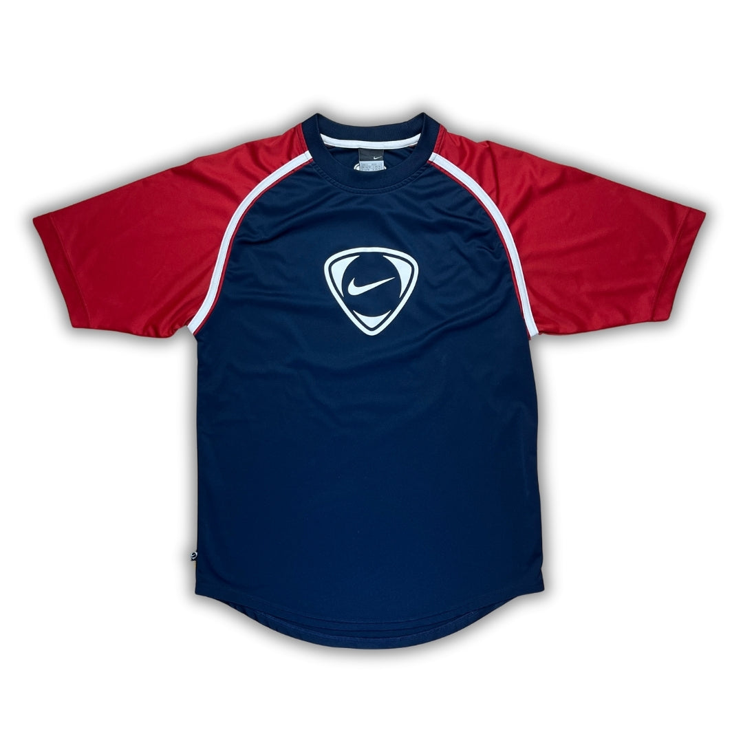 Vintage Nike Blue Red Retro Shirt (S)