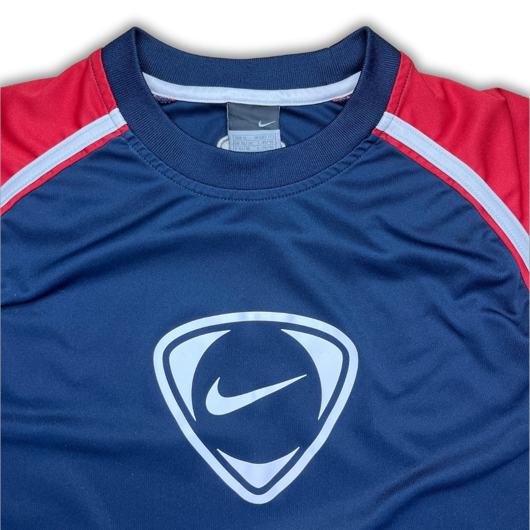 Vintage Nike Blue Red Retro Shirt (S)