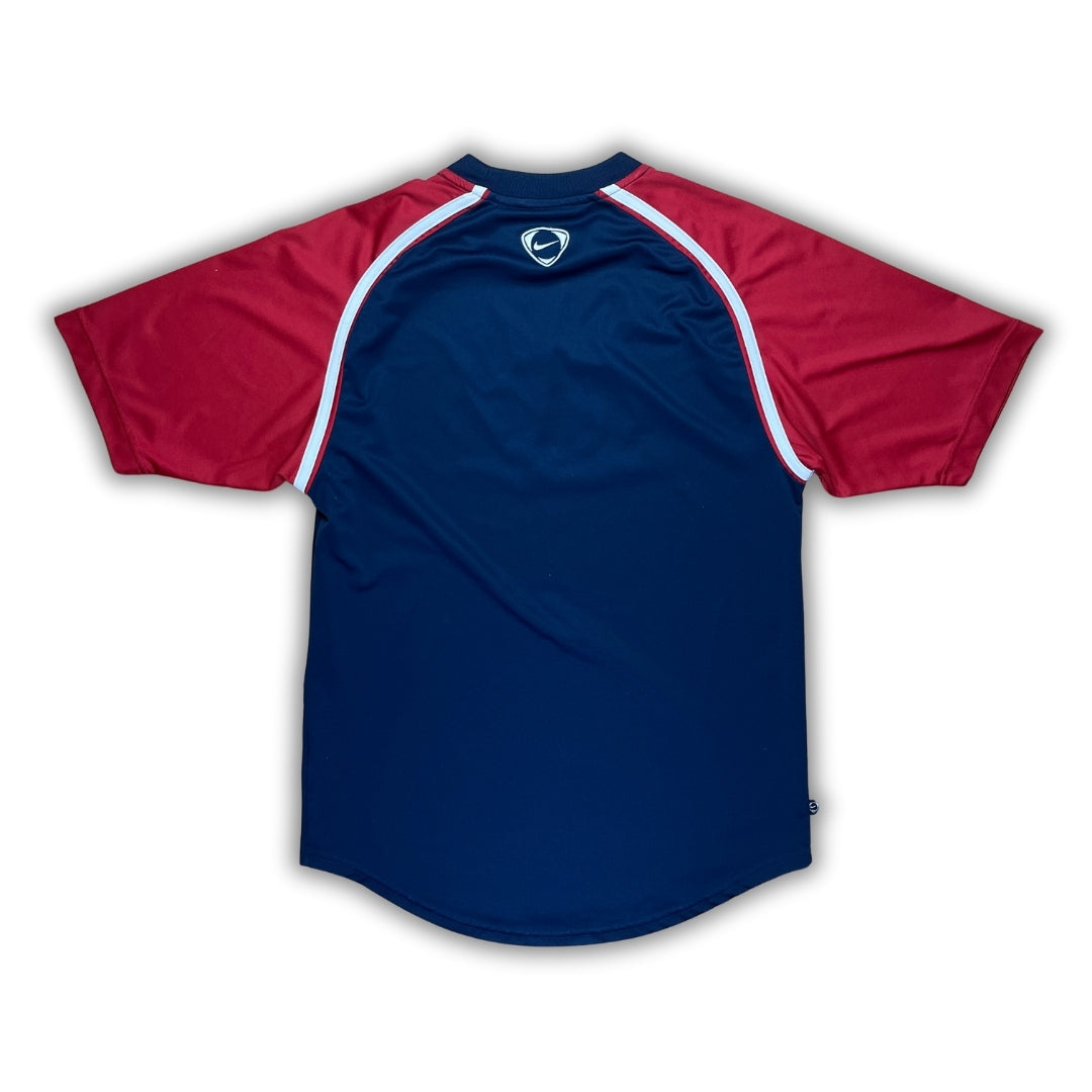 Vintage Nike Blue Red Retro Shirt (S)