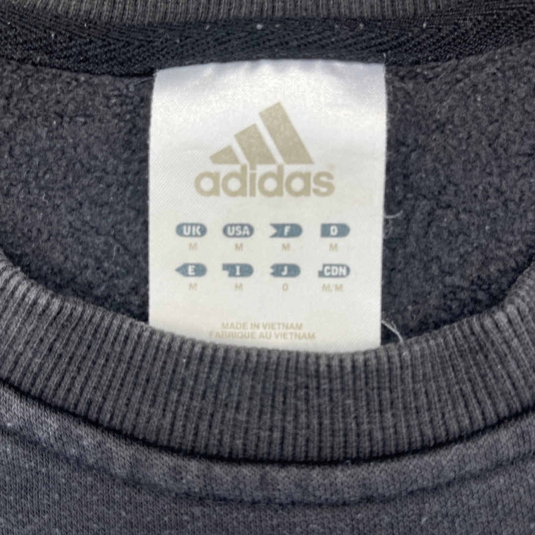 Vintage Adidas Black Hoodie (M)