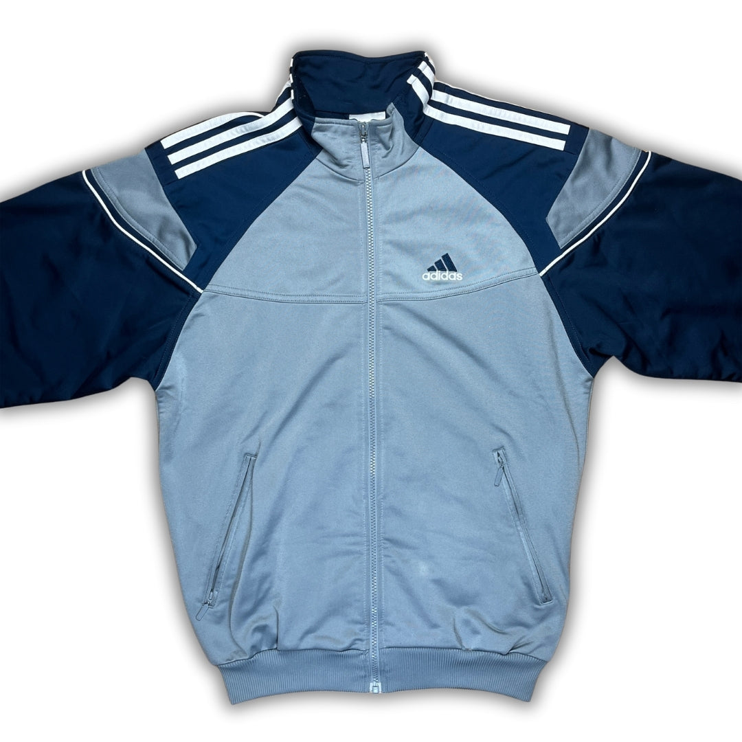 Vintage Adidas Blue Grey Trackjacket (S)