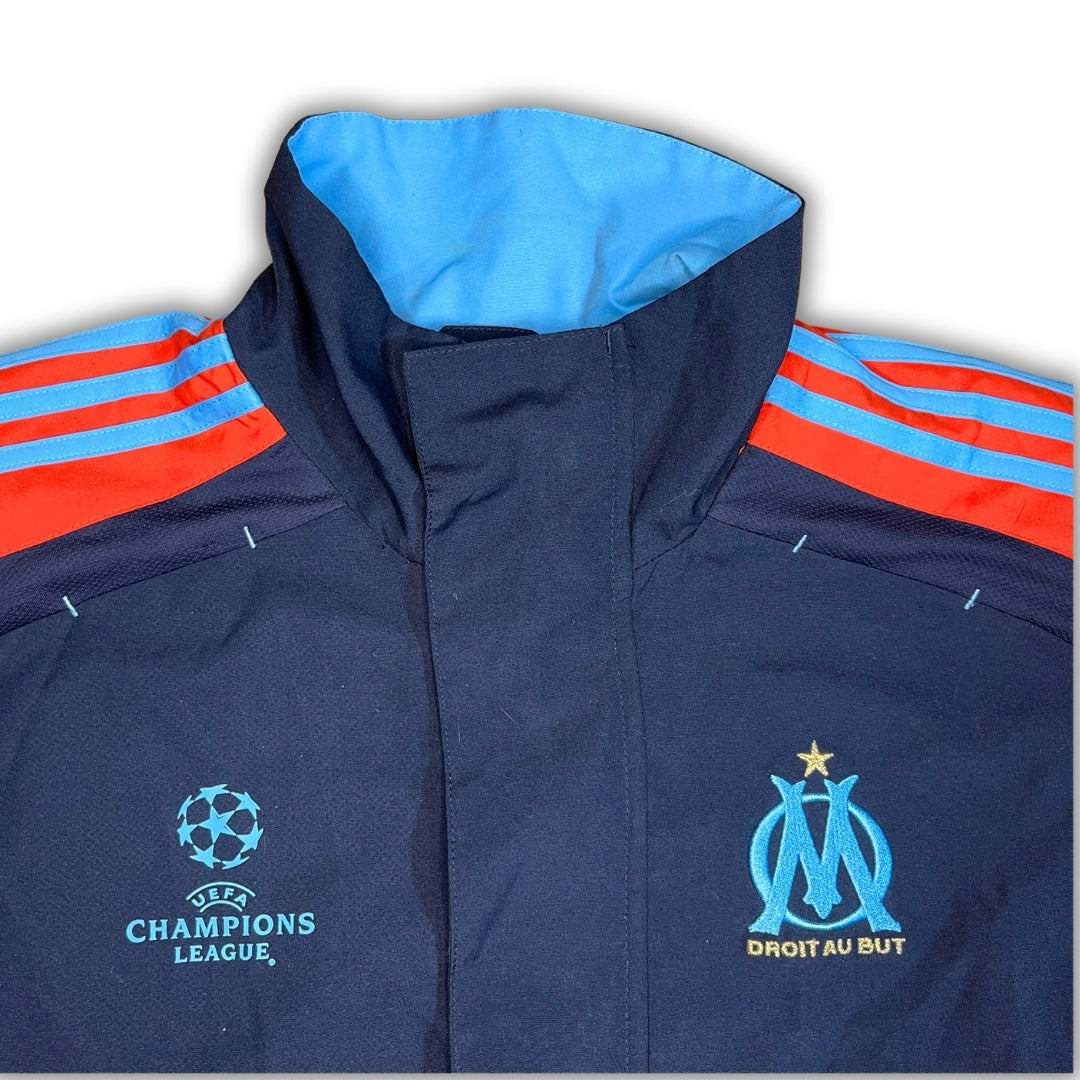 Vintage Adidas Blue Olympique Marseille Trackjacket (M)