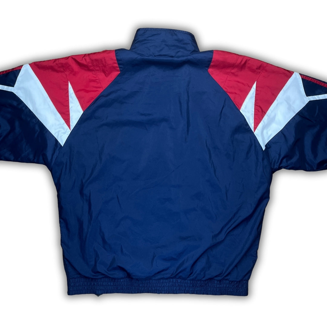 Vintage Adidas 90er Red Blue Rave Trackjacket (M)