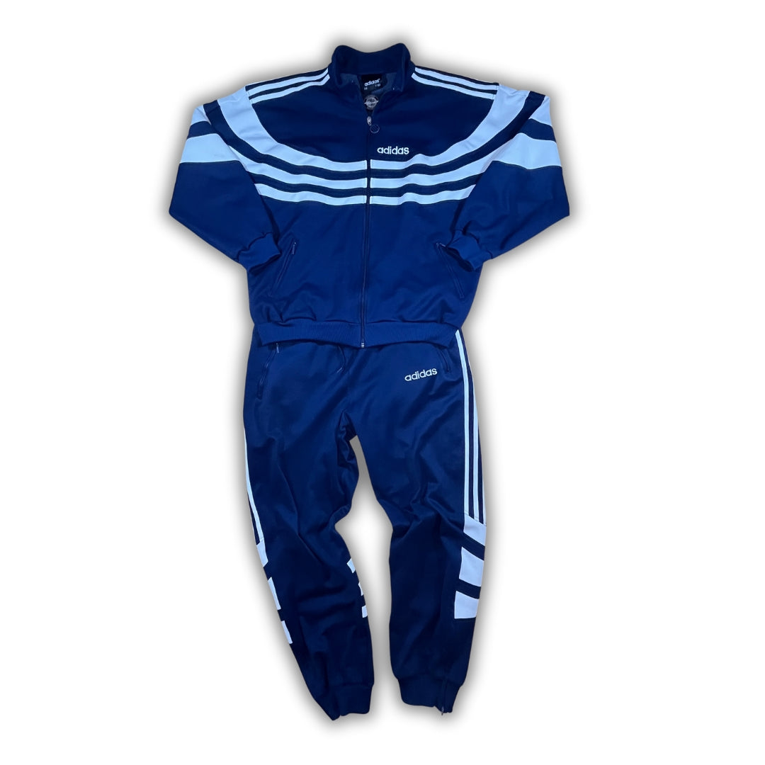 Vintage Adidas Blue Wave Tracksuit (XL)
