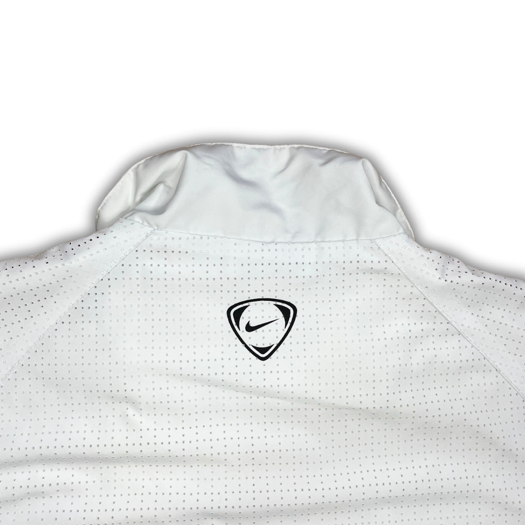 Vintage Nike Manchester United White Trackjacket (XL)