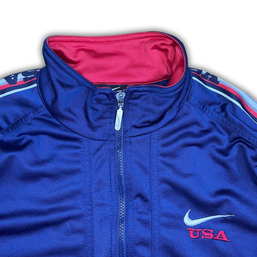 Vintage Blue Nike USA Trackjacket (M)