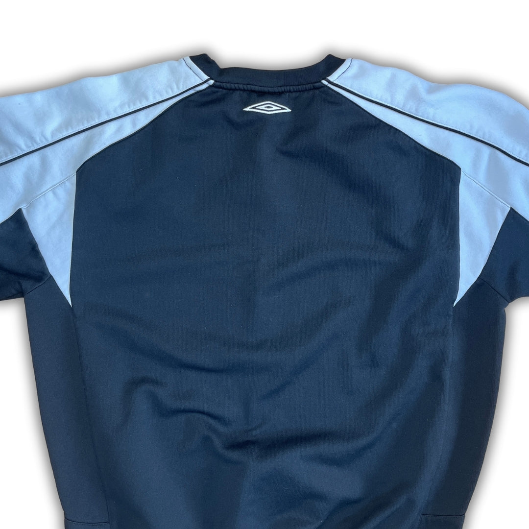 Vintage White Black Umbro Hoodie (M)