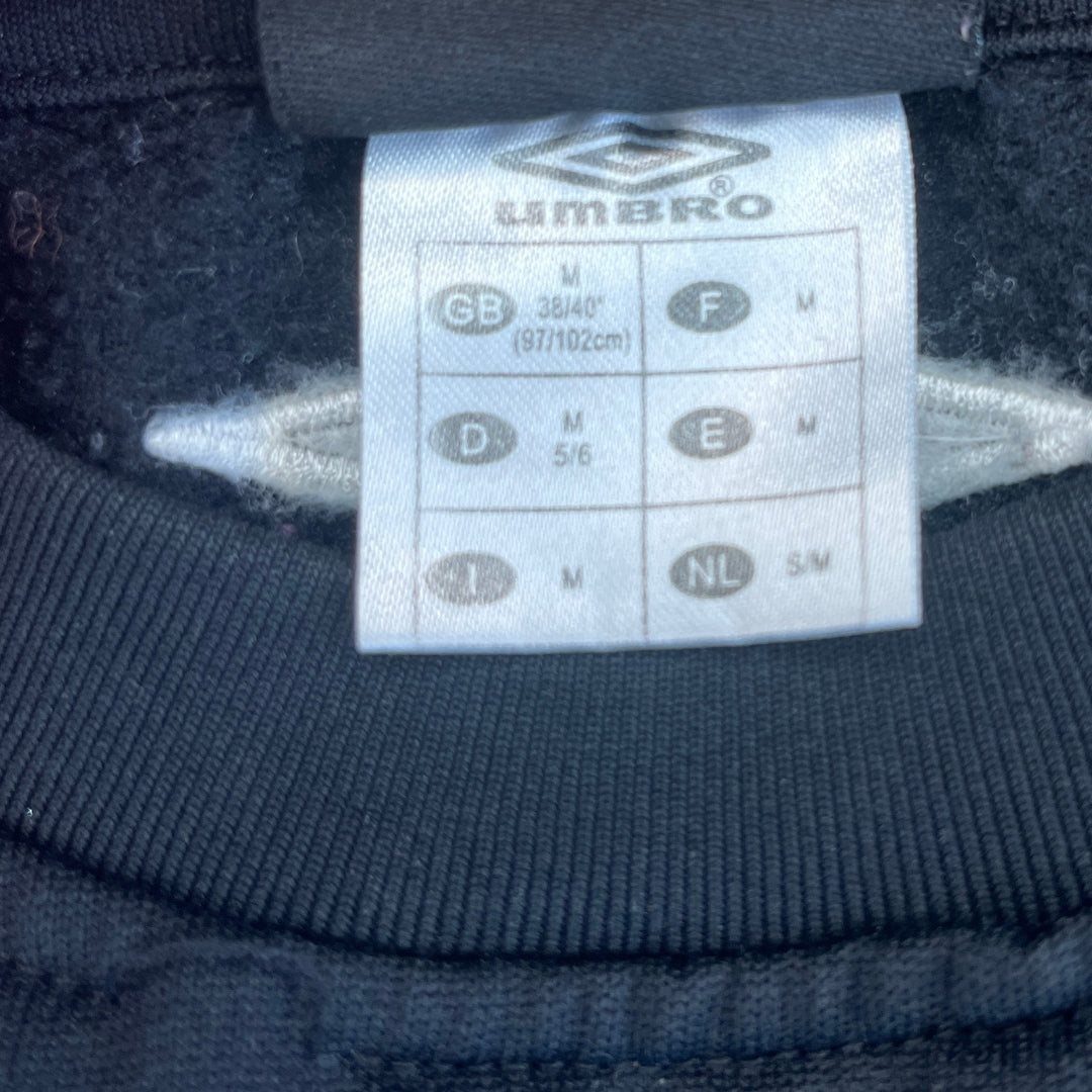 Vintage White Black Umbro Hoodie (M)