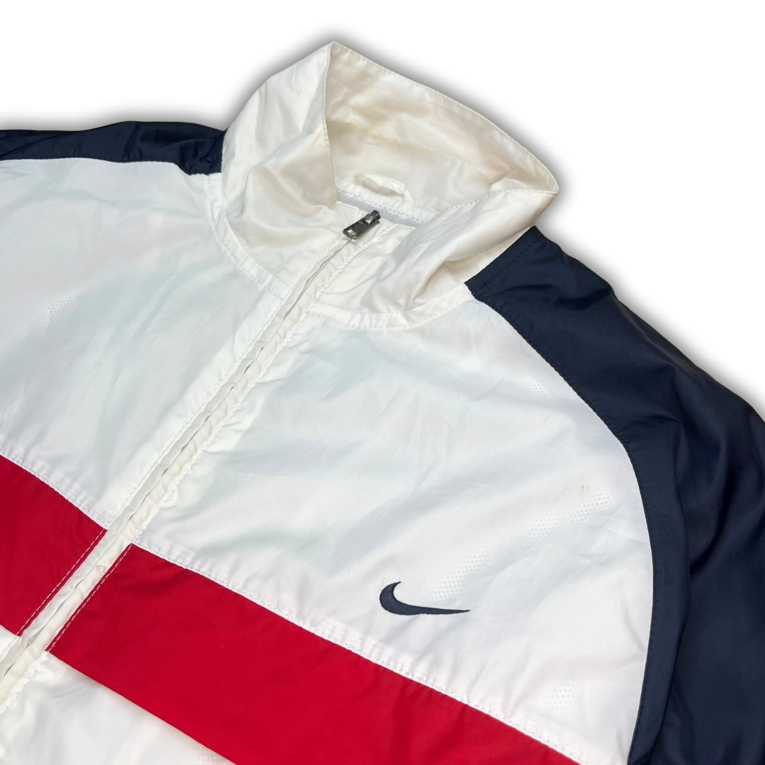 Vintage Adidas 90s Baby Blue Track Jacket (L)