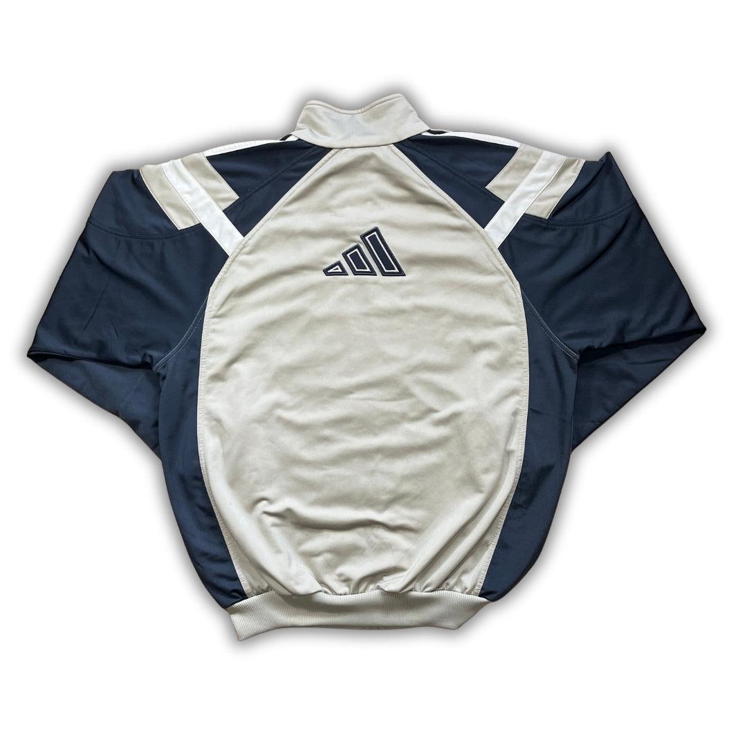 Vintage Adidas Grey Beige Trackjacket (M) - Solenetwork