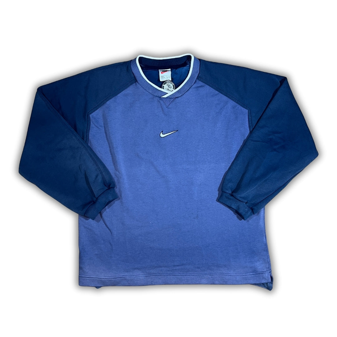 Vintage Blue Nike Hoodie (L)