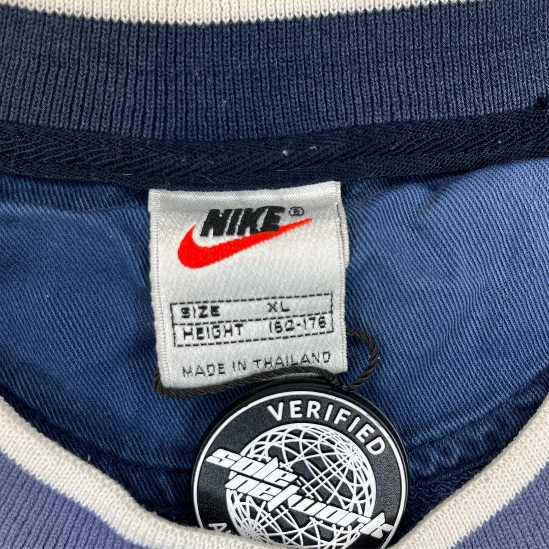 Vintage Blue Nike Hoodie (L)