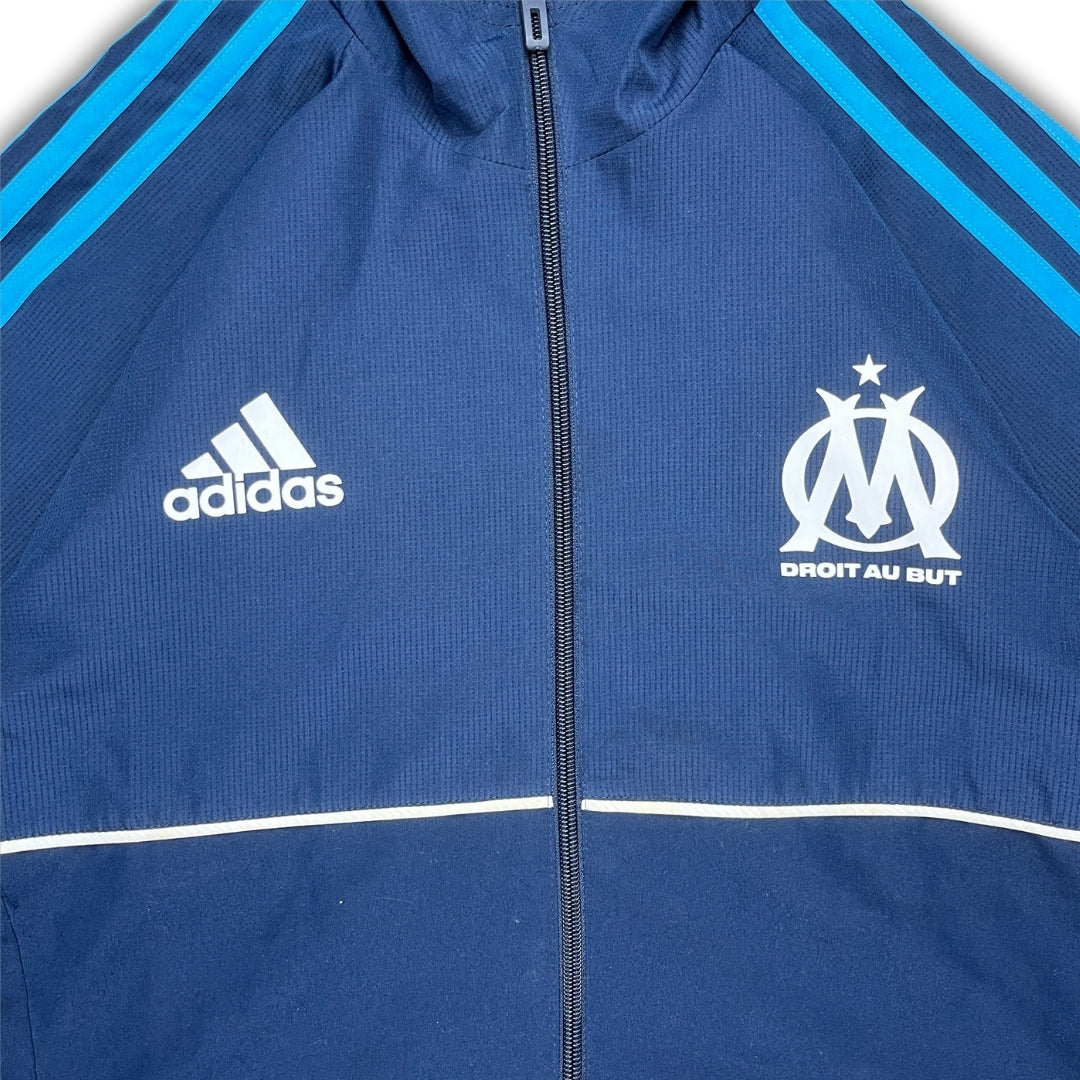 Vintage Adidas Blue Olympique Marseille Trackjacket (L)