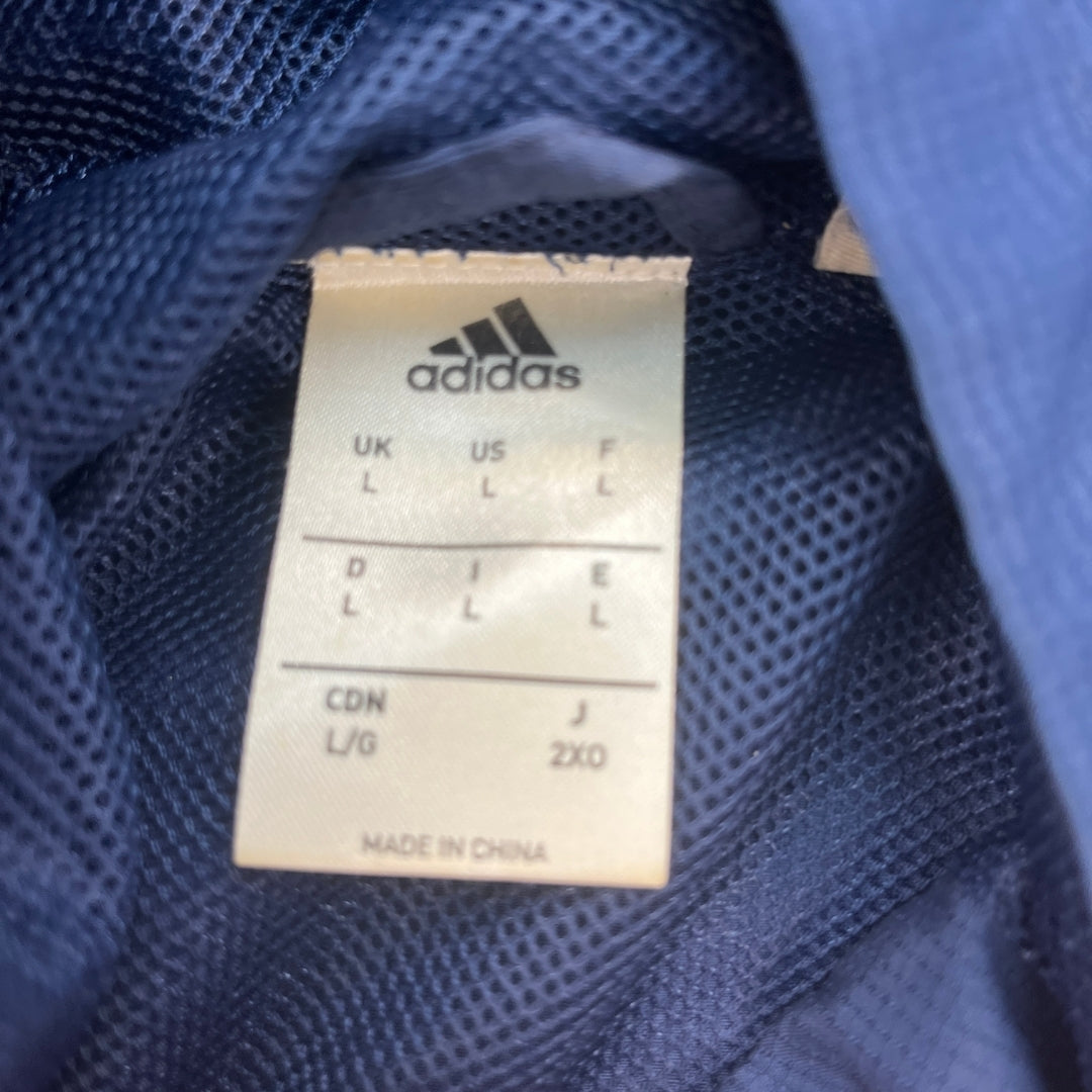 Vintage Adidas Blue Olympique Marseille Trackjacket (L)