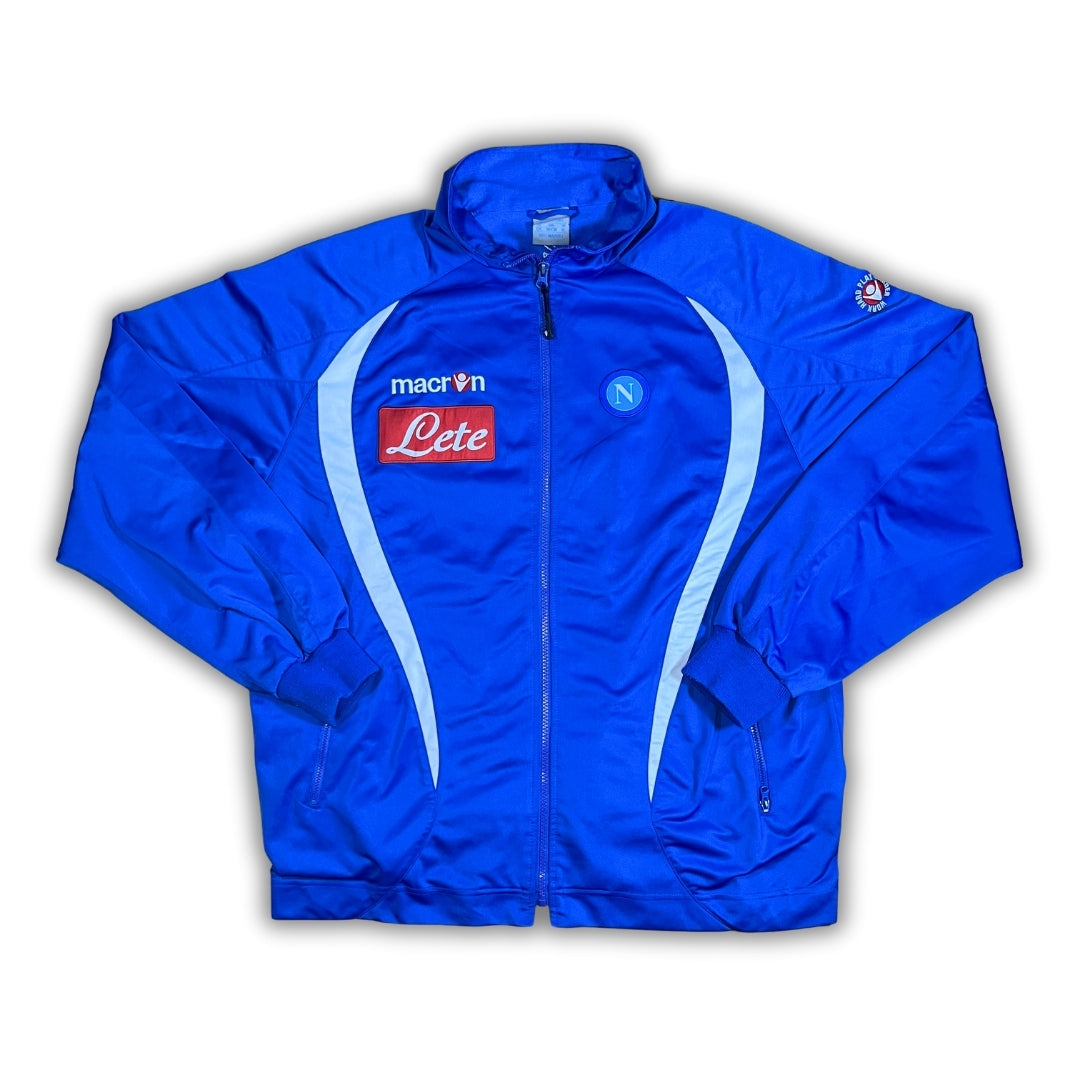 Vintage Macron Blue SSC Napoli Trackjacket (XL)