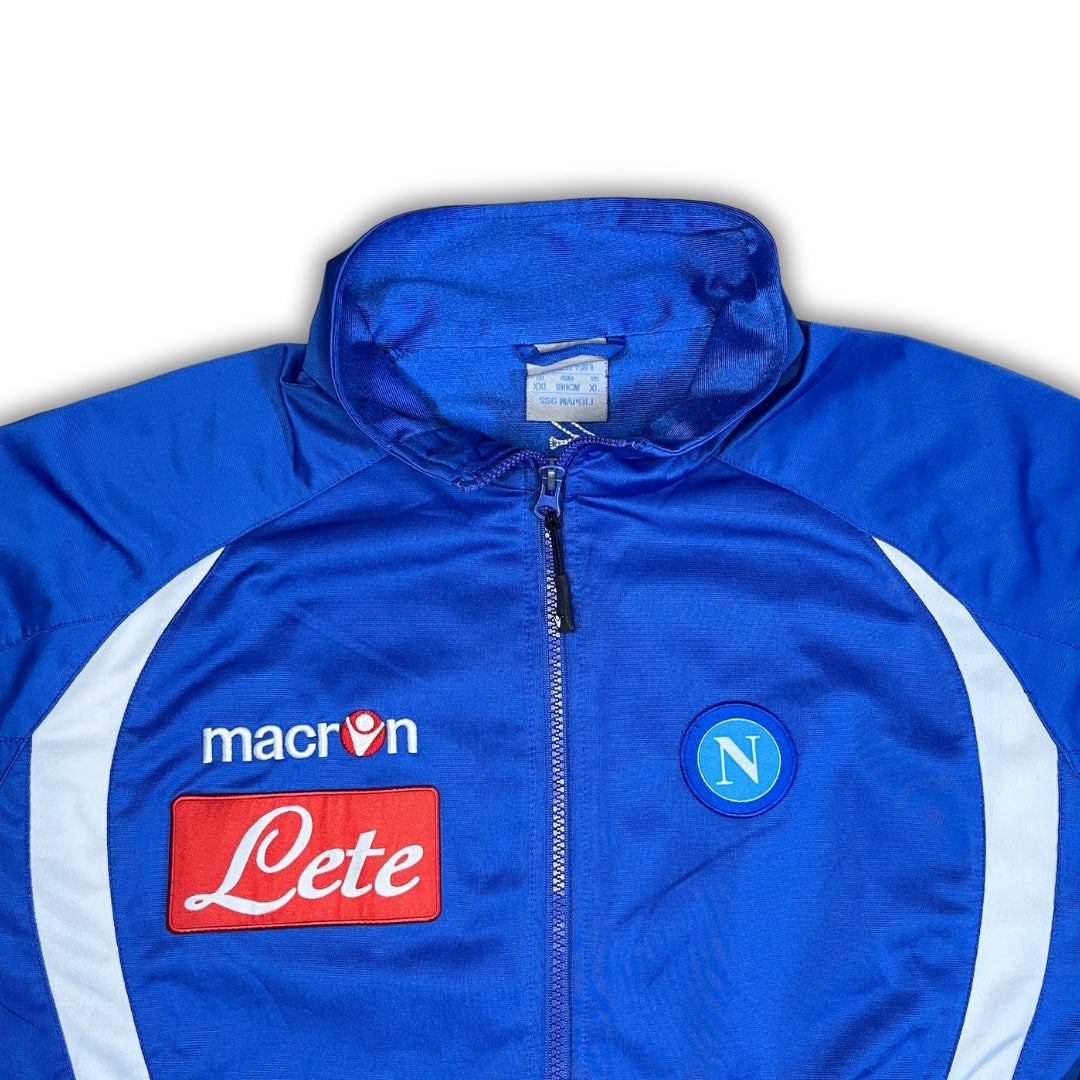 Vintage Macron Blue SSC Napoli Trackjacket (XL)