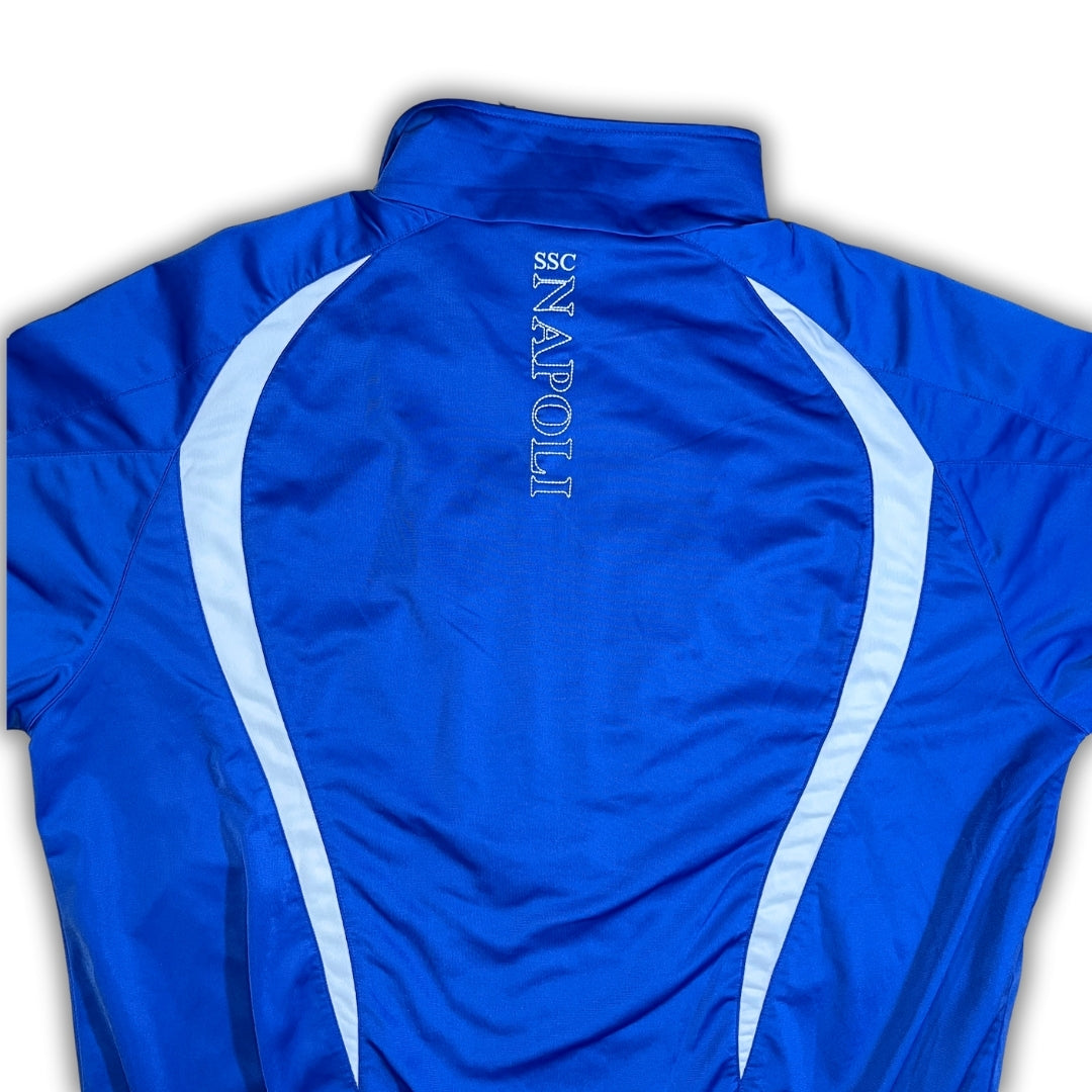 Vintage Macron Blue SSC Napoli Trackjacket (XL)