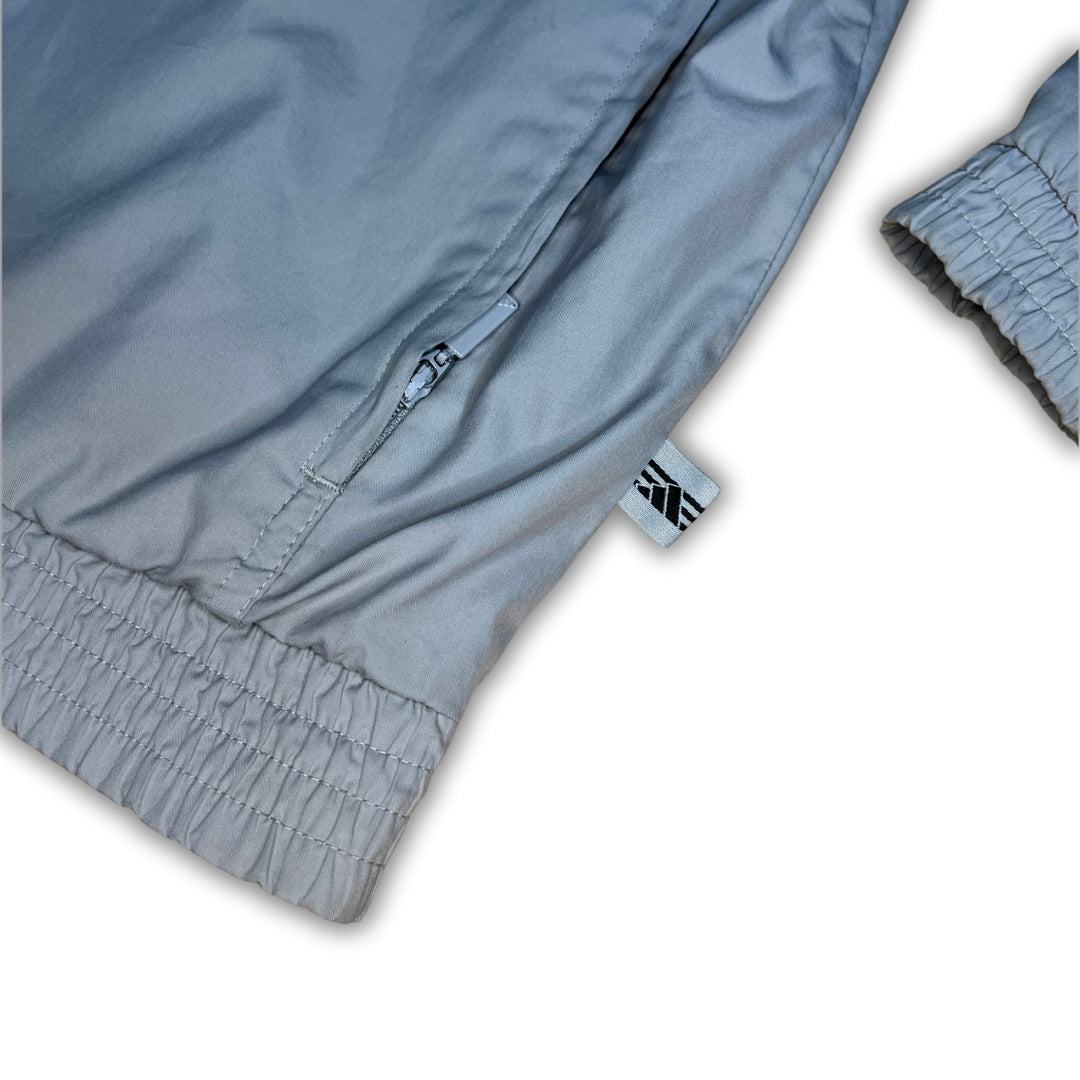 Vintage Adidas 90s Gray Track Jacket (S)
