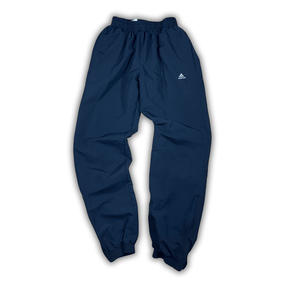 Vintage Adidas Dark Blue Trackpants (S) - Solenetwork