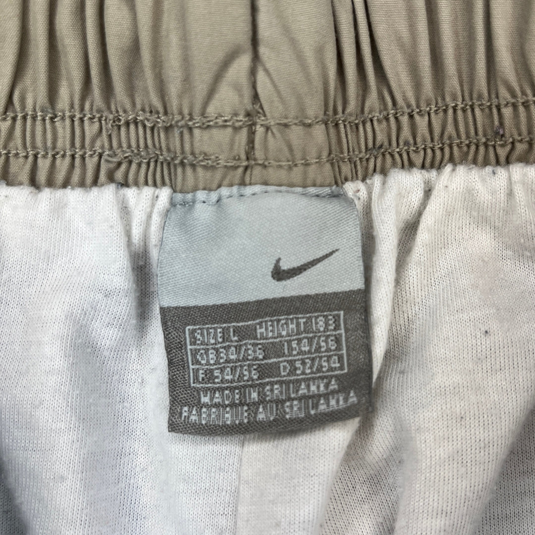 Vintage Nike Beige Trackpants (L)