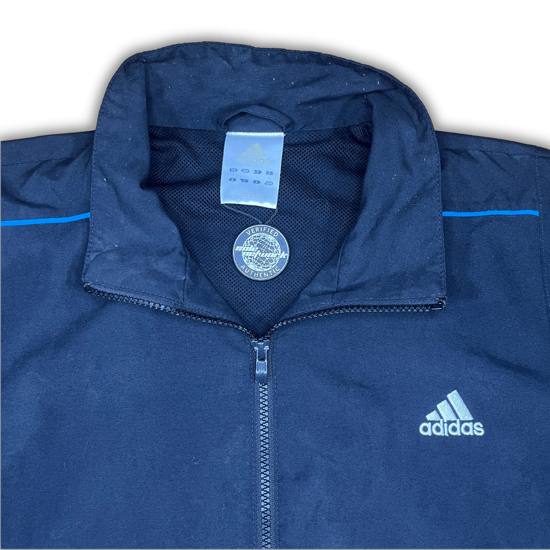 Vintage Adidas Dark Blue Trackjacket (L) - Solenetwork