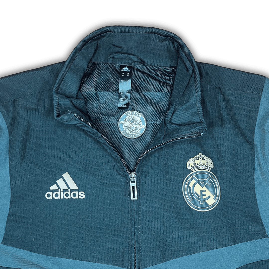 Vintage Adidas Black Real Madrid Trackjacket (S) - Solenetwork