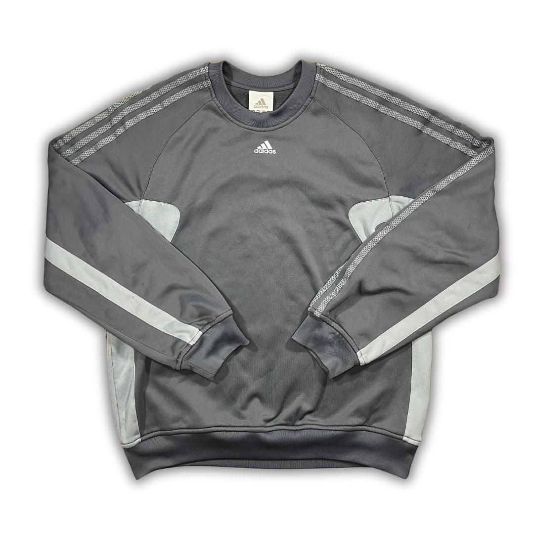 Vintage Adidas Grey Hoodie (S) - Solenetwork