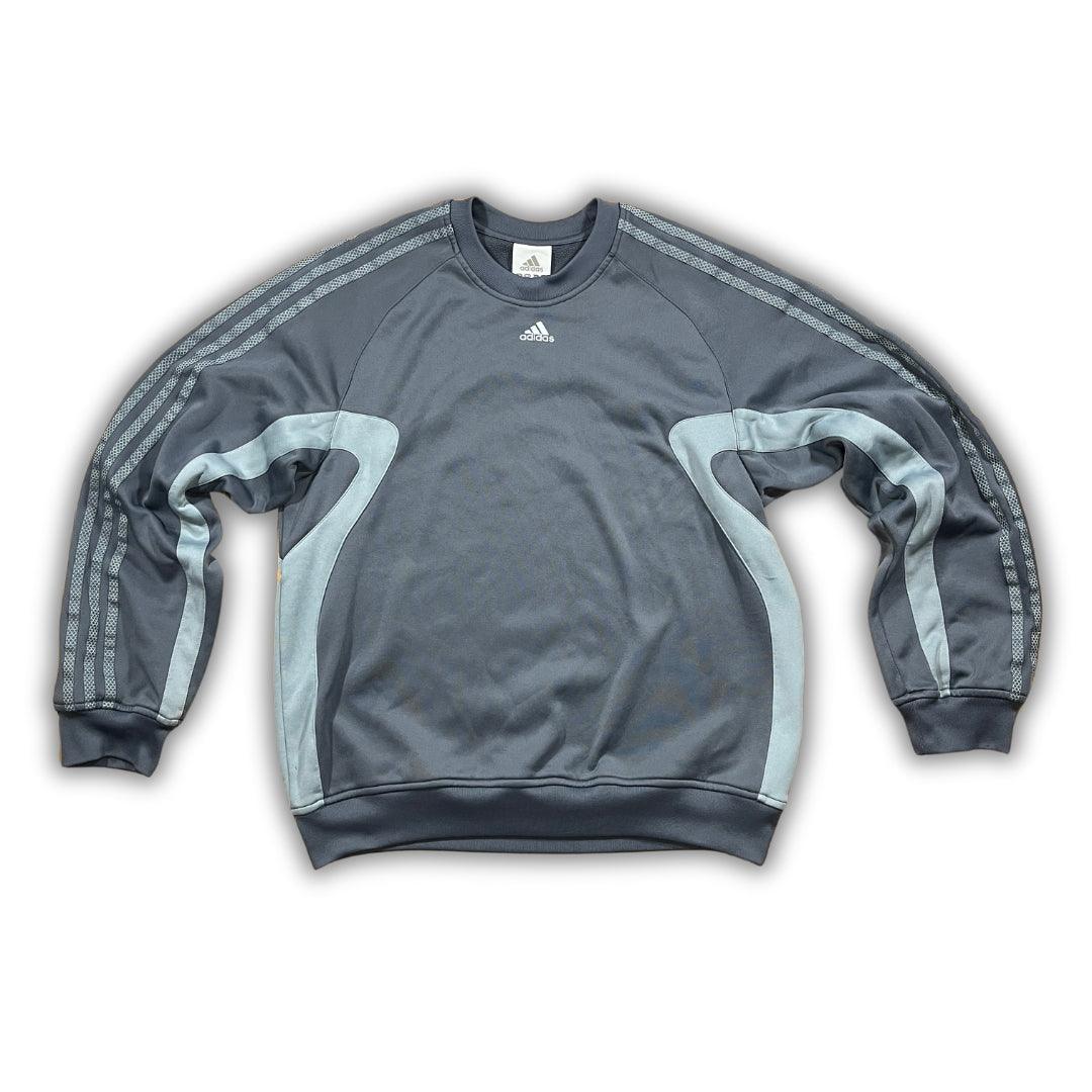 Vintage Adidas Grey Hoodie (S) - Solenetwork