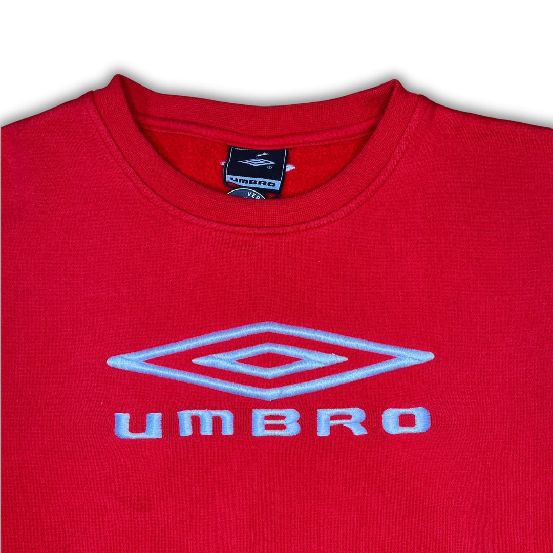 Vintage Umbro Red Hoodie (M)