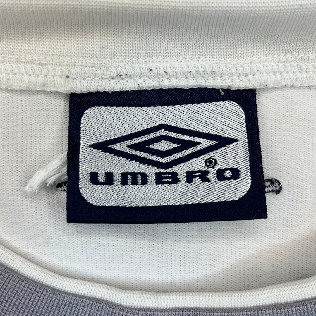 Vintage Umbro White Gray Shirt (L)