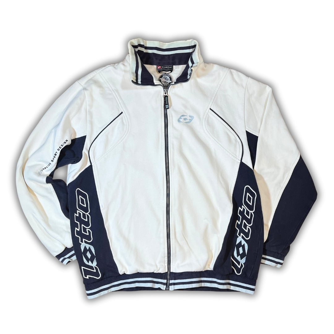 Vintage Lotto Blue White Trackjacket (L)