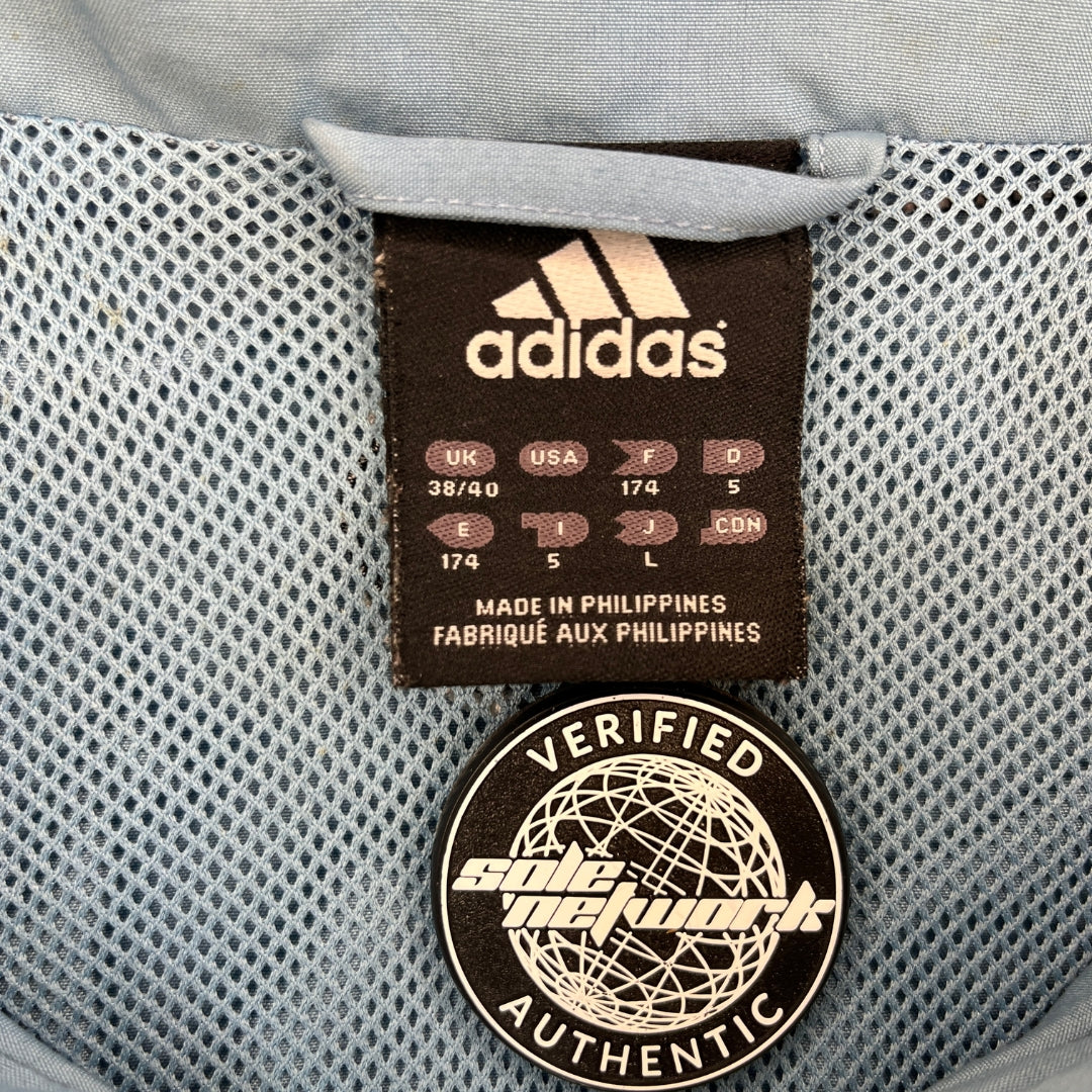 Vintage Adidas Blue Wave Track Jacket (L)