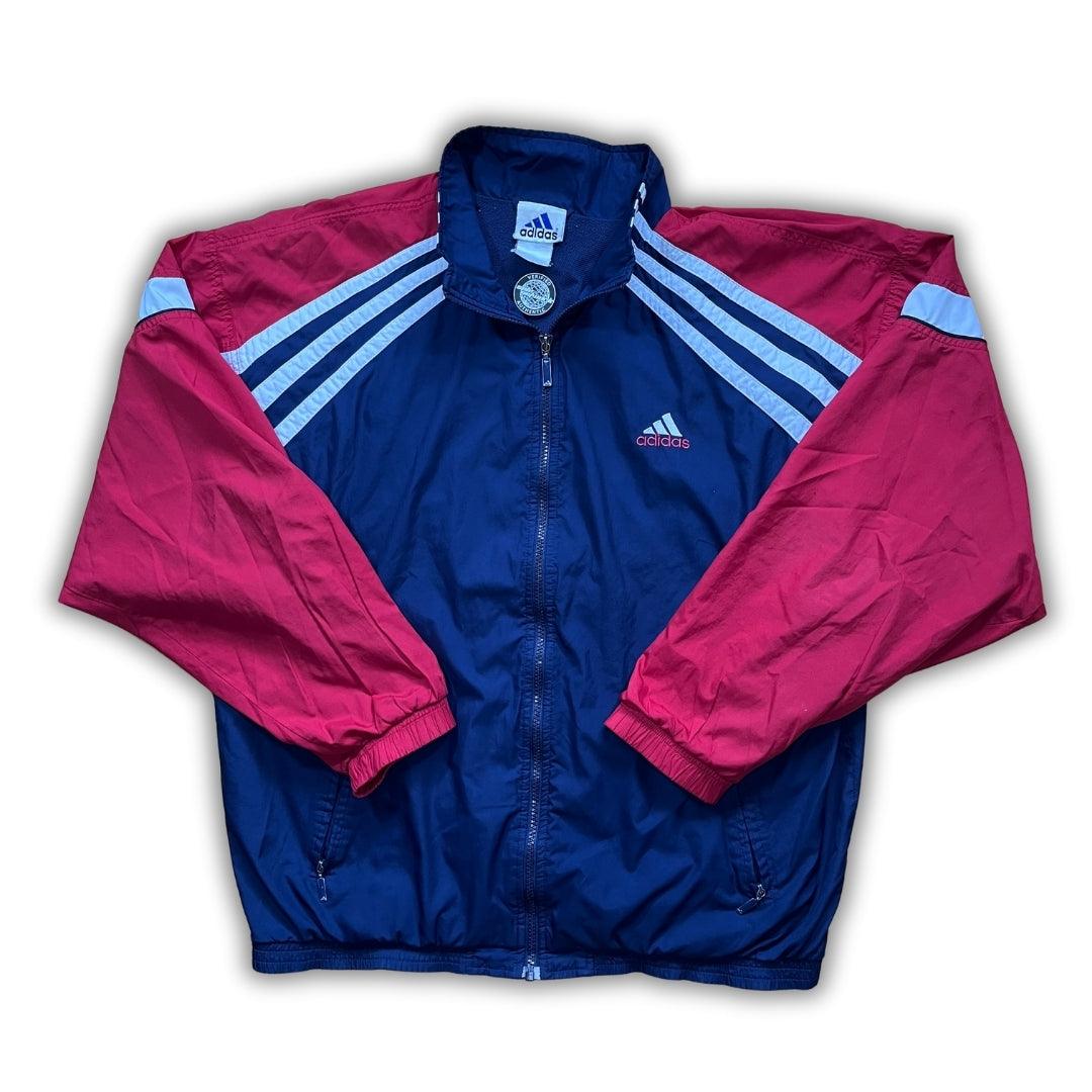 Vintage Adidas Red Blue Trackjacket (L) - Solenetwork