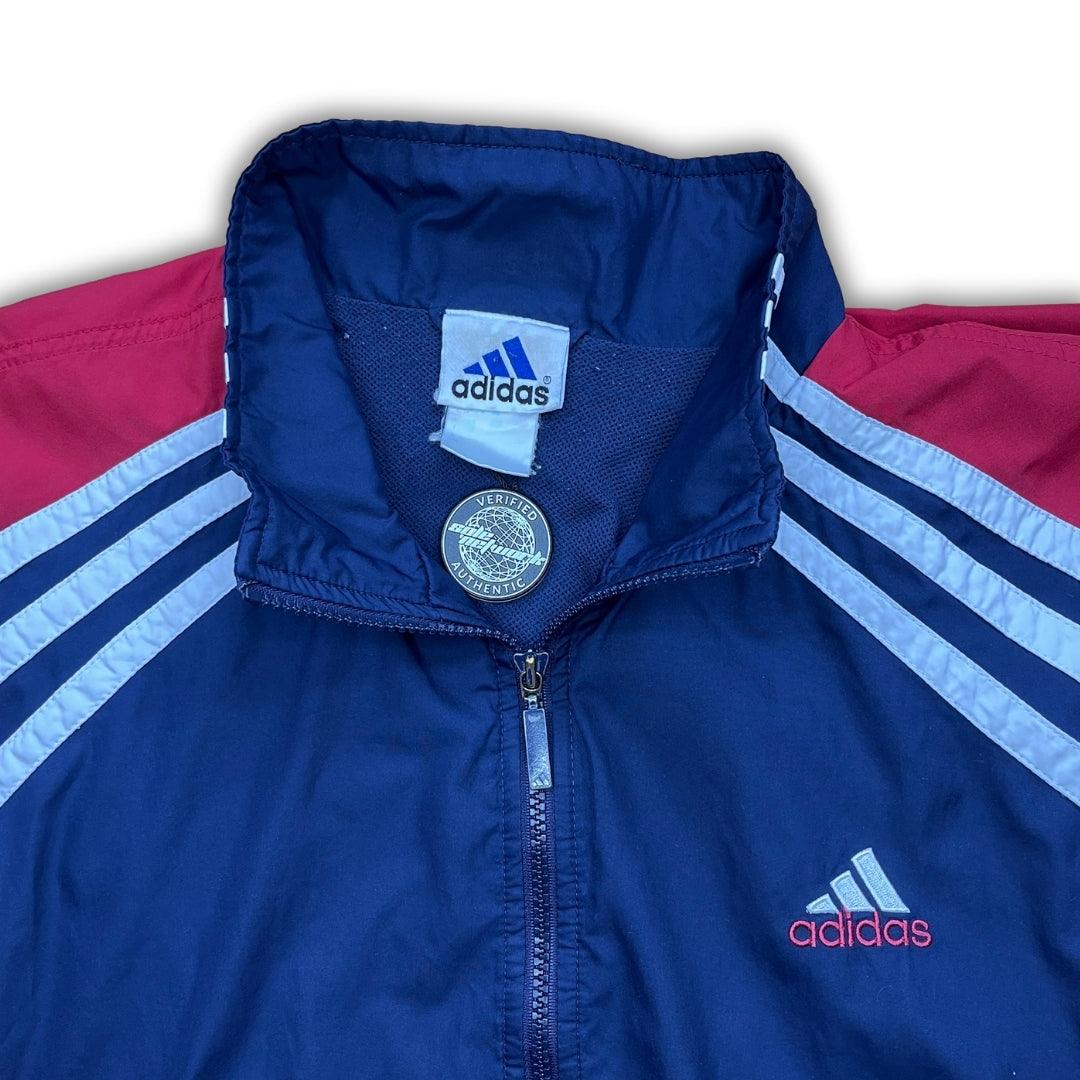 Vintage Adidas Red Blue Trackjacket (L) - Solenetwork