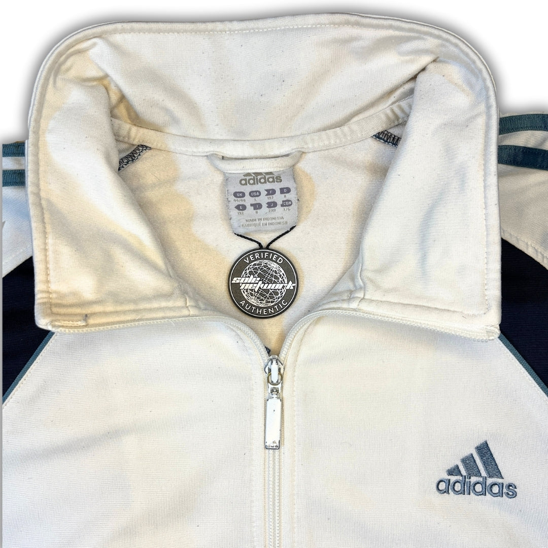 Vintage Adidas White Trackjacket (L)