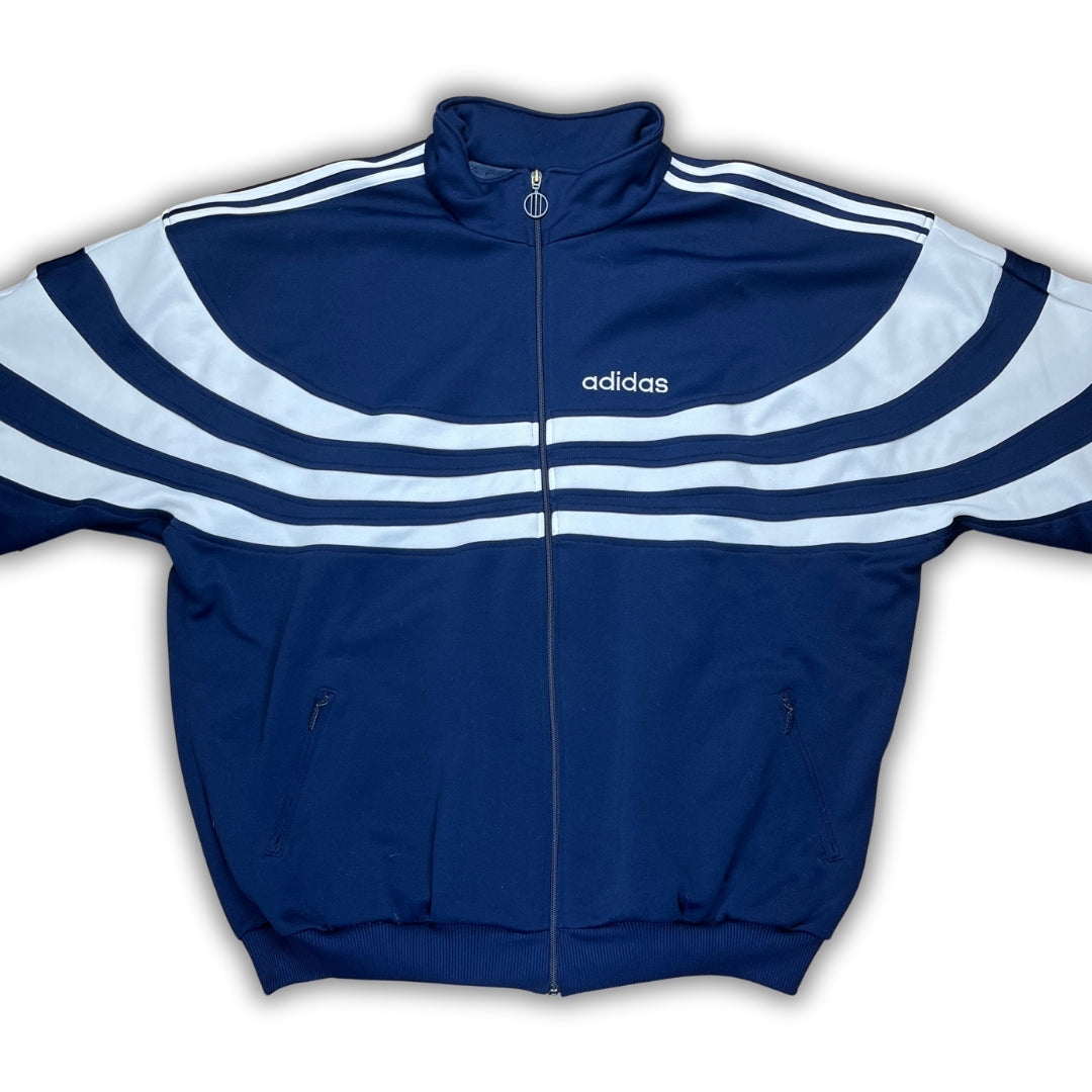 Vintage Adidas Wave Zip-Hoodie (XL)
