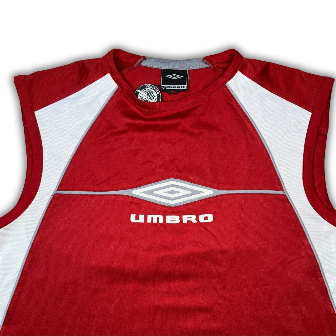 Vintage Red Umbro Top Shirt (M)