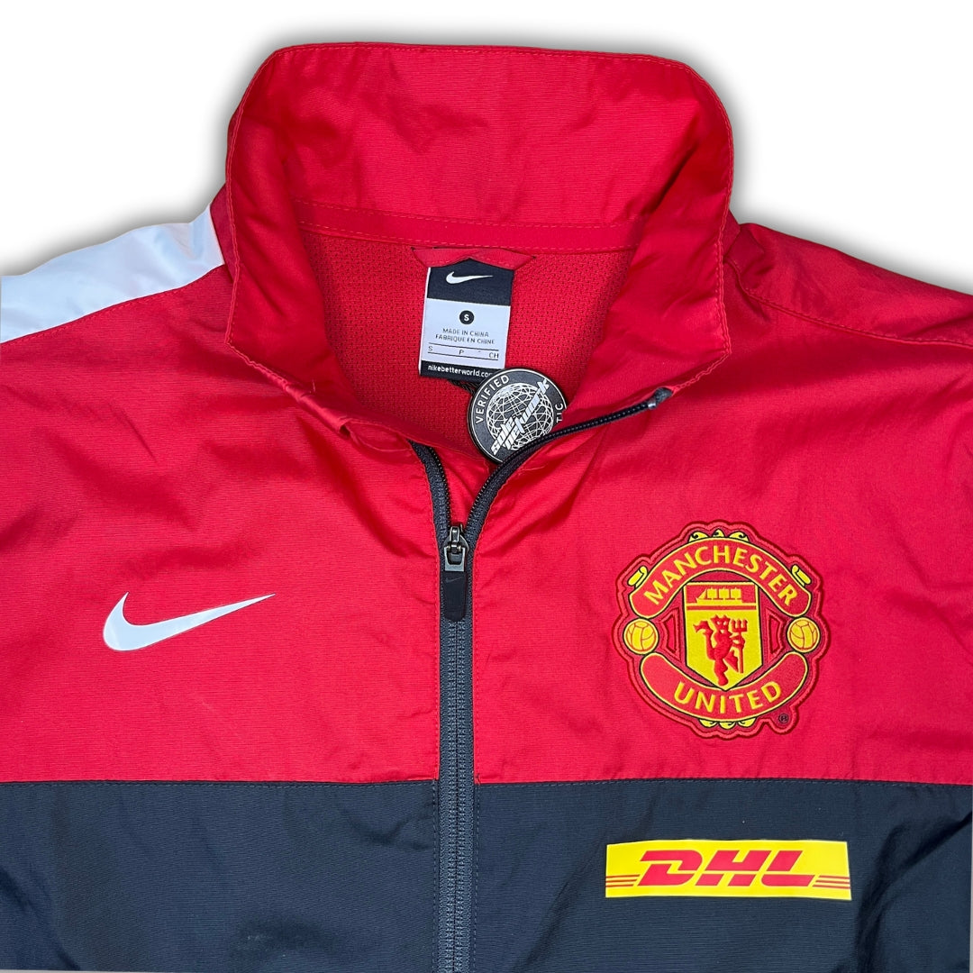 Vintage Nike Red Manchester United Trackjacket (S)