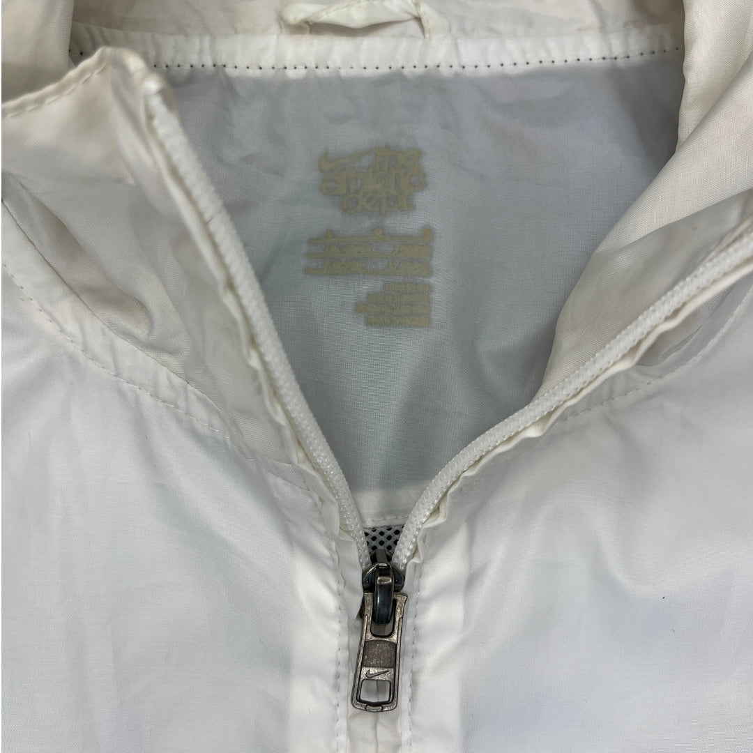 Vintage Nike 90er White Blue Trackjacket (L)