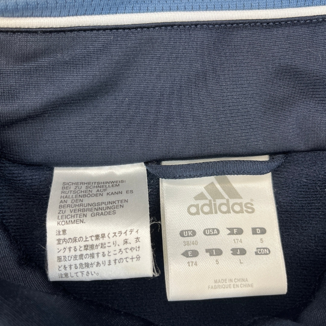 Vintage Adidas Blue Track Jacket (L)