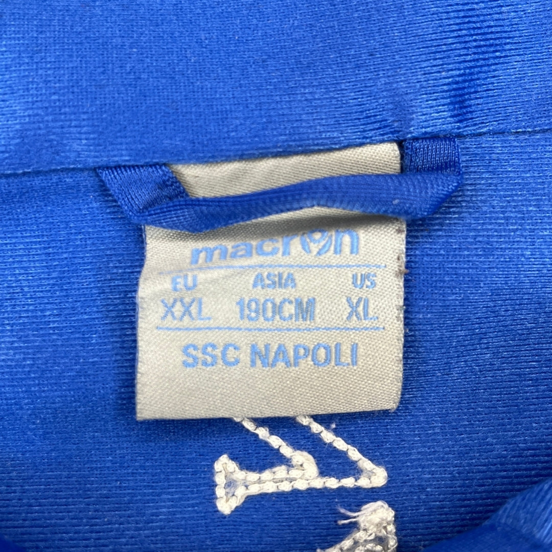 Vintage Macron Blue SSC Napoli Track Jacket (XL)