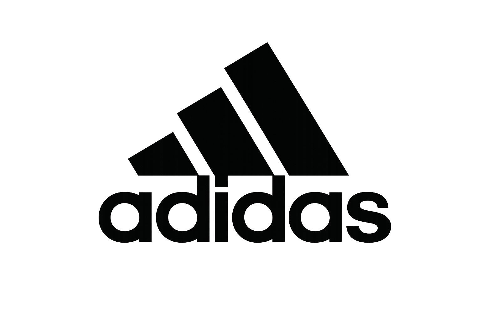 Adidas Logo on white Background
