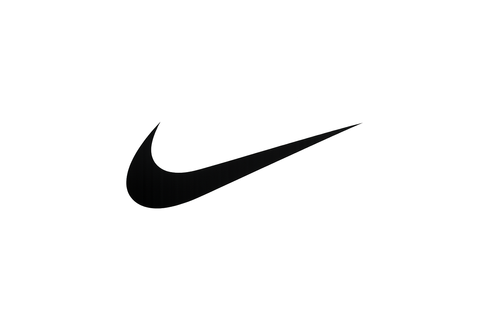 Nike logo on white background